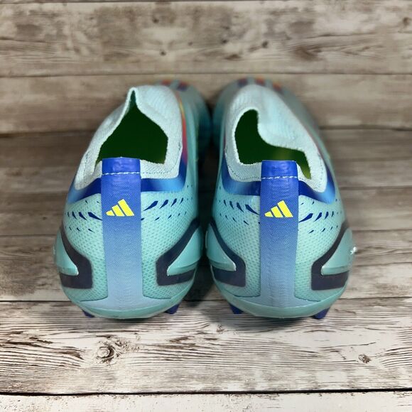 Adidas X Speedportal+ SG GW8420 Elite Aqua Blue Soccer Cleats Size 7 Mens/8 Wmns - Picture 3 of 7